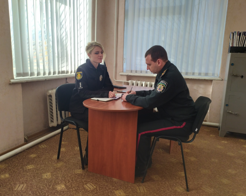 Робоча зустріч служби пробації з інспектором ювенальної превенції Олександрівської поліції
